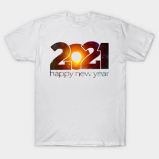 Happy New Year 2021 Merry Christmas Gifts T-Shirt